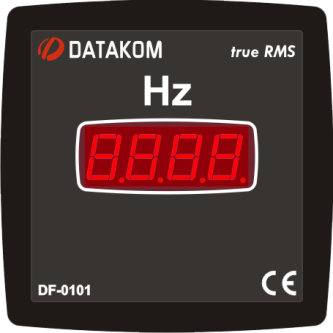 Datakom DF 0101 96x96 DIGITAL FREQUENCYMETER