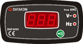 Datakom DVF 0101 96x48 DIGITAL VOLTMETER AND FREQUENCYMETER