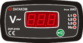 Datakom DVF 0103 96x48 DIGITAL VOLTMETER AND FREQUENCYMETER