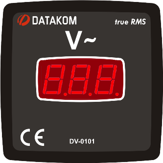 Datakom DV 0101 72x72 DIGITAL VOLTMETER