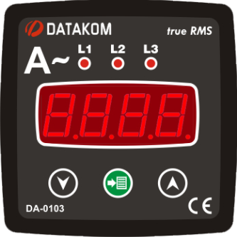 Datakom DA 0103 72x72 DIGITAL AMMETER