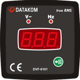 Datakom DVF 0101 72x72 DIGITAL VOLTMETER AND FREQUENCYMETER