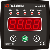 Datakom DM 0101 72x72 SINGLE-PHASE DIGITAL MULTIMETER